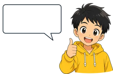 キャラクター+吹き出し ハル 吹き出し ふきだし セリフ キャラが右