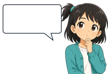 キャラクター+吹き出し ミオ 吹き出し ふきだし セリフ キャラが右