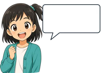 キャラクター+吹き出し ミオ 吹き出し ふきだし セリフ キャラが左