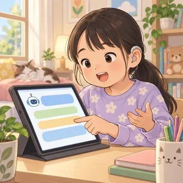 デジタル・AIの場面 デジタル・AIの場面 AI:AIの文章を声に出して読み直す