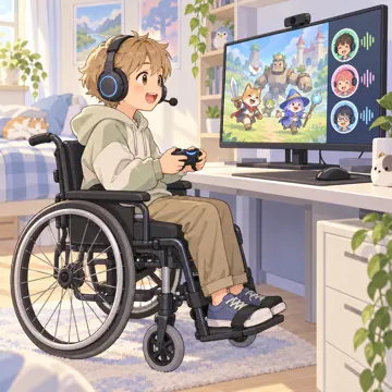 デジタル・AIの場面 デジタル・AIの場面 ゲーム:ボイスチャットで話す