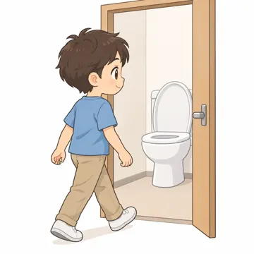 気持ちカード・生活の絵カード・生活の絵カード 生活の絵カード トイレに行く