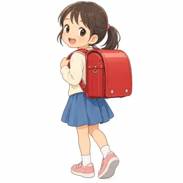 気持ちカード・生活の絵カード・生活の絵カード 生活の絵カード ランドセルを背負う