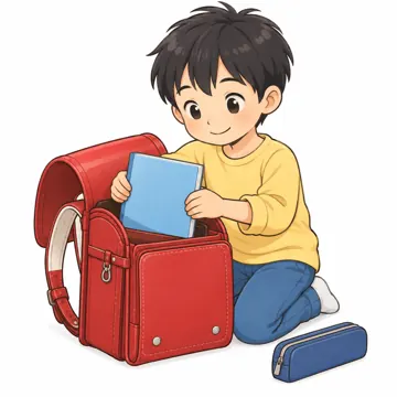 気持ちカード・生活の絵カード・生活の絵カード 生活の絵カード 明日の準備をする