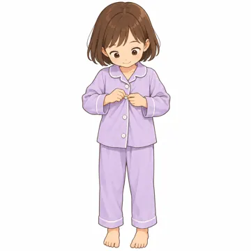 気持ちカード・生活の絵カード・生活の絵カード 生活の絵カード パジャマに着がえる