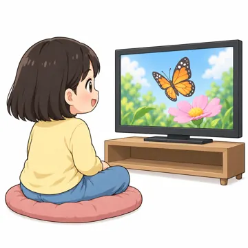 気持ちカード・生活の絵カード・生活の絵カード 生活の絵カード テレビを見る