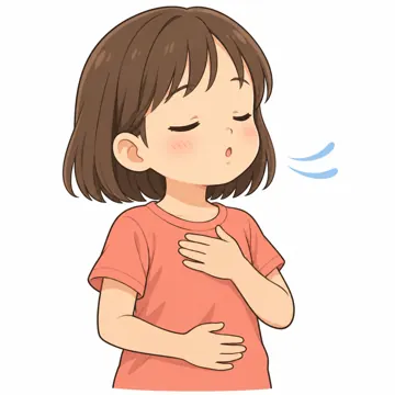 気持ちカード・生活の絵カード・生活の絵カード 生活の絵カード 深呼吸して落ち着く