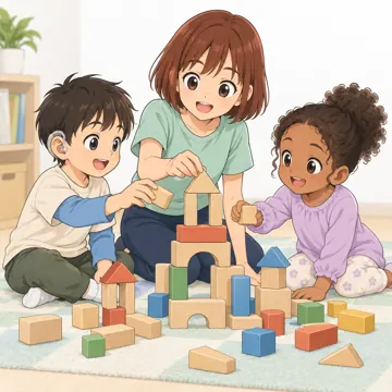 学童・放課後・地域の場面 学童・放課後・子ども会の場面 学童で異年齢の子が一緒に遊ぶ