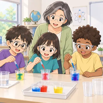 学童・放課後・地域の場面 学童・放課後・子ども会の場面 放課後子ども教室で科学実験