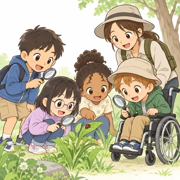 学童・放課後・地域の場面 学童・放課後・子ども会の場面 わくわく自然観察会