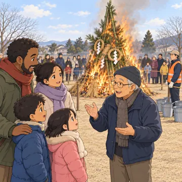 こどもの居場所・地域の活動 こどもの居場所・地域の活動 行事:どんど焼き