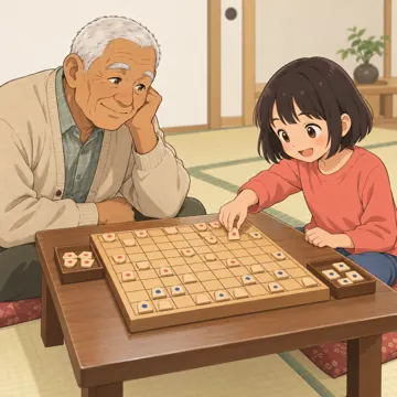 こどもの居場所・地域の活動 こどもの居場所・地域の活動 世代:将棋を指す