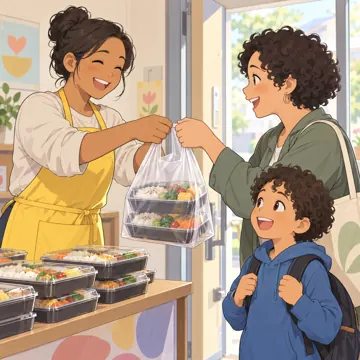 こどもの居場所・地域の活動 こどもの居場所・地域の活動 食:お弁当を持ち帰る