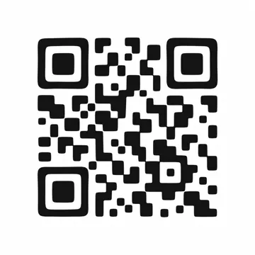 IT・ネットの小物 QRコード風の白黒の四角いパターン(読み取れないダミー模様でよい)