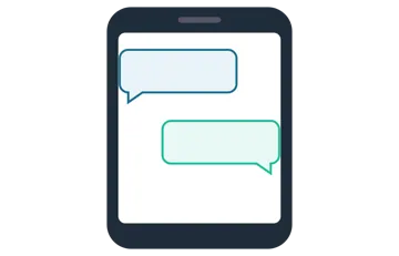 プリント用のかざり 吹き出し ふきだし セリフ スマホ チャット