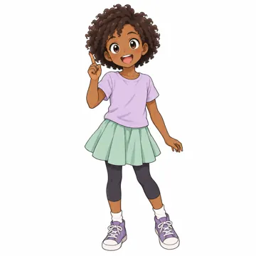 いろいろな子ども・大人・子どもの基本ポーズ・表情 子どもの基本ポーズ・表情 ひらめく