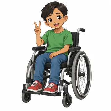 いろいろな子ども・大人・子どもの基本ポーズ・表情 子どもの基本ポーズ・表情 ピースする