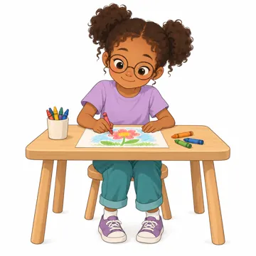 いろいろな子ども・大人・子どもの基本ポーズ・表情 子どもの基本ポーズ・表情 絵を描く