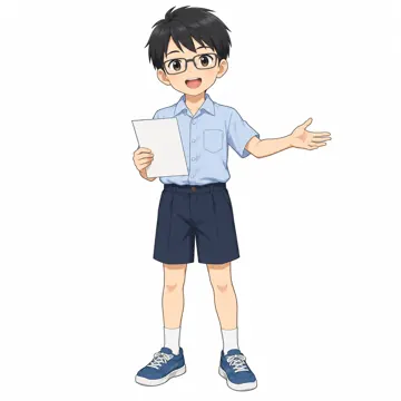 いろいろな子ども・大人・子どもの基本ポーズ・表情 子どもの基本ポーズ・表情 発表する