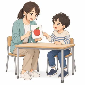 いろいろな子ども・大人・大人(支える人・保護者・しごと) いろいろな大人 日本語支援員が子どもに教える