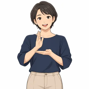いろいろな子ども・大人・大人(支える人・保護者・しごと) いろいろな大人 手話通訳者