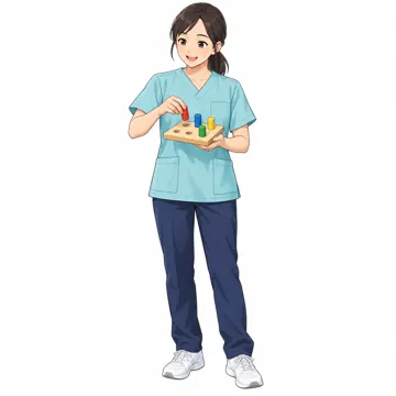 いろいろな子ども・大人・大人(支える人・保護者・しごと) いろいろな大人 作業療法士