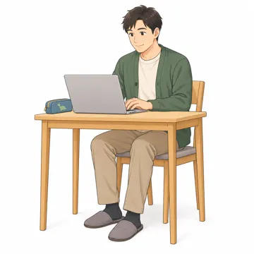 いろいろな子ども・大人・大人(支える人・保護者・しごと) いろいろな大人 在宅勤務の保護者