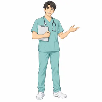 いろいろな子ども・大人・大人(支える人・保護者・しごと) いろいろな大人 看護師