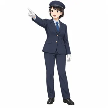 いろいろな子ども・大人・大人(支える人・保護者・しごと) いろいろな大人 電車の運転士