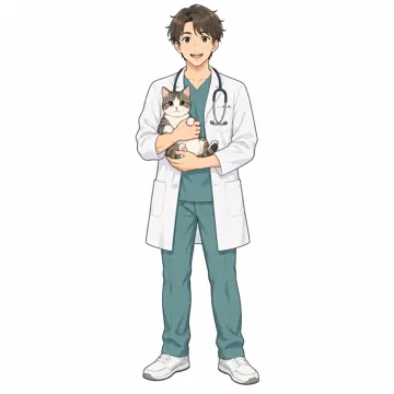 いろいろな子ども・大人・大人(支える人・保護者・しごと) いろいろな大人 獣医