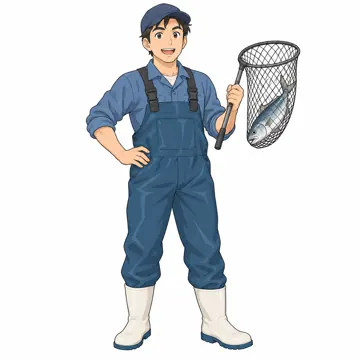 いろいろな子ども・大人・大人(支える人・保護者・しごと) いろいろな大人 漁師