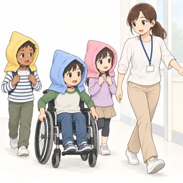 季節・行事の挿絵 季節・行事の挿絵 9月:防災訓練
