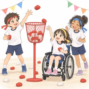 季節・行事の挿絵 季節・行事の挿絵 9月:秋の運動会