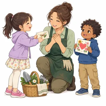 季節・行事の挿絵 季節・行事の挿絵 11月:勤労感謝の日の手紙