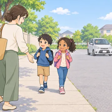 安全・くらし 安全・くらし 防犯:あやしい車に近づかない