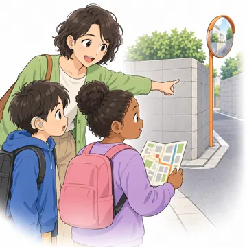 安全・くらし 安全・くらし 交通安全:通学路の危ない場所を確認する