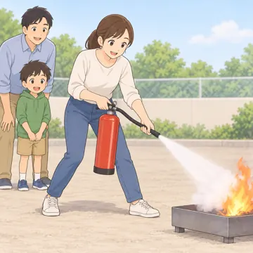 安全・くらし 安全・くらし 防災:消火器の使い方