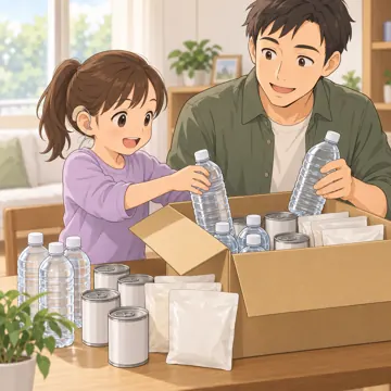 安全・くらし 安全・くらし 防災:水と食料の備え