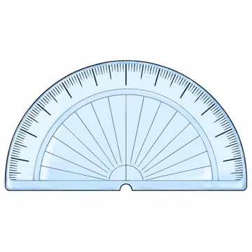 算数・理科の教具 算数・理科の教具 算数:分度器(目盛りの線だけ)