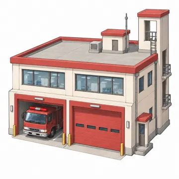 まちの建物・お店・公共施設 まちの建物・お店・公共施設 消防署