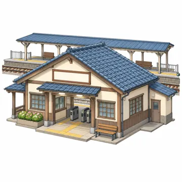 まちの建物・お店・公共施設 まちの建物・お店・公共施設 駅(電車の駅舎)