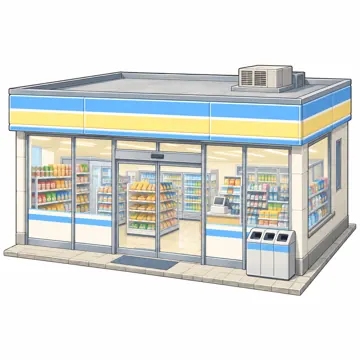 まちの建物・お店・公共施設 まちの建物・お店・公共施設 コンビニ
