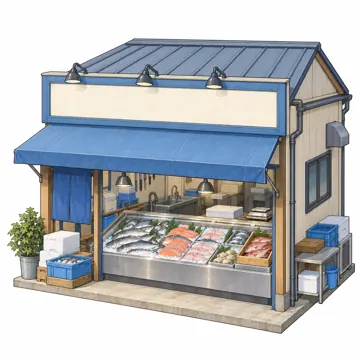まちの建物・お店・公共施設 まちの建物・お店・公共施設 魚屋