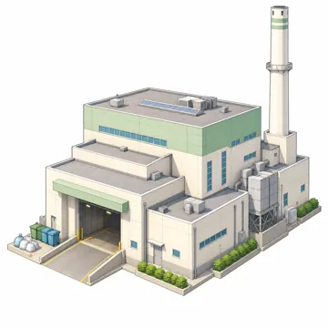 まちの建物・お店・公共施設 まちの建物・お店・公共施設 ごみ処理場(清掃工場)