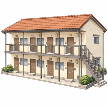 まちの建物・お店・公共施設 まちの建物・お店・公共施設 アパート