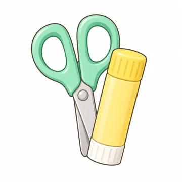 学用品・持ち物 学用品・持ち物 はさみとのり