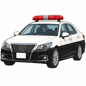 のりもの・はたらく車 のりもの・はたらく車 はたらく車:パトカー