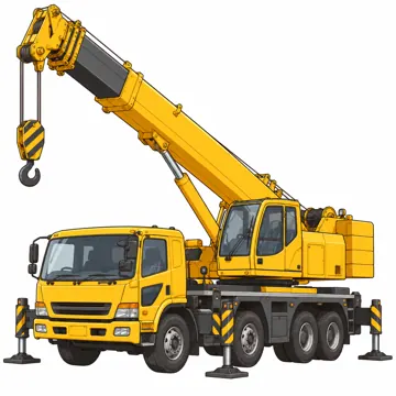 のりもの・はたらく車 のりもの・はたらく車 はたらく車:クレーン車