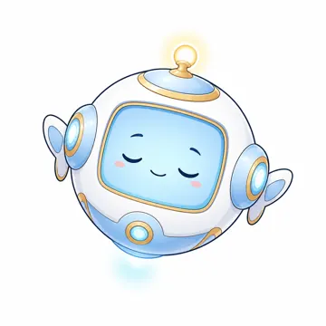 しぐさ・場面のポーズ・アイ アイ AI マスコット 眠る