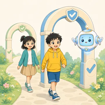 場面イラスト・図解の背景(道・橋・階段など) 03